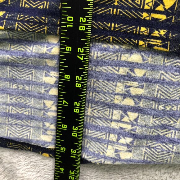 Lularoe Women T-Shirt Large Short Sleeve Geometric High Low Tunic Top Casual Y2K - Picture 4 of 8